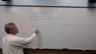 Writing Inverse Trig Function in Terms of x