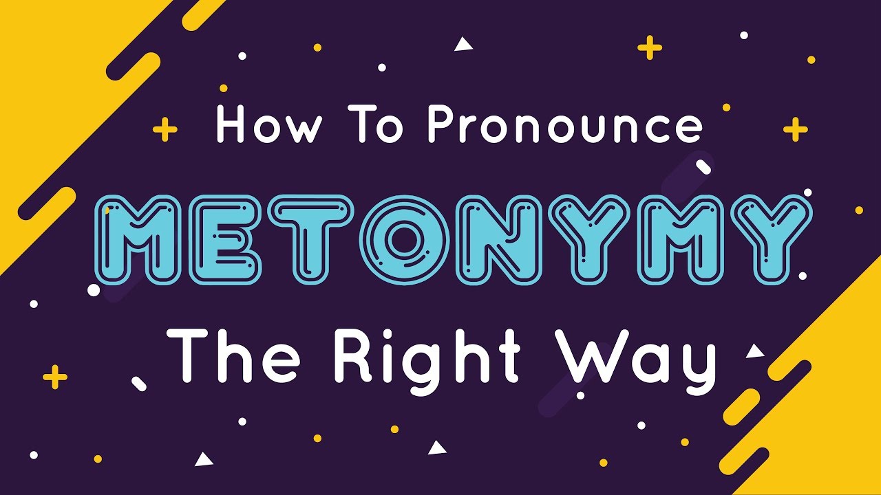 How to pronounce Metonymy | Pronunciation for Metonymy | How to say ...