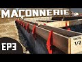 Ep3: Début de la maçonnerie vide sanitaire; Maison ossature bois en auto-construction