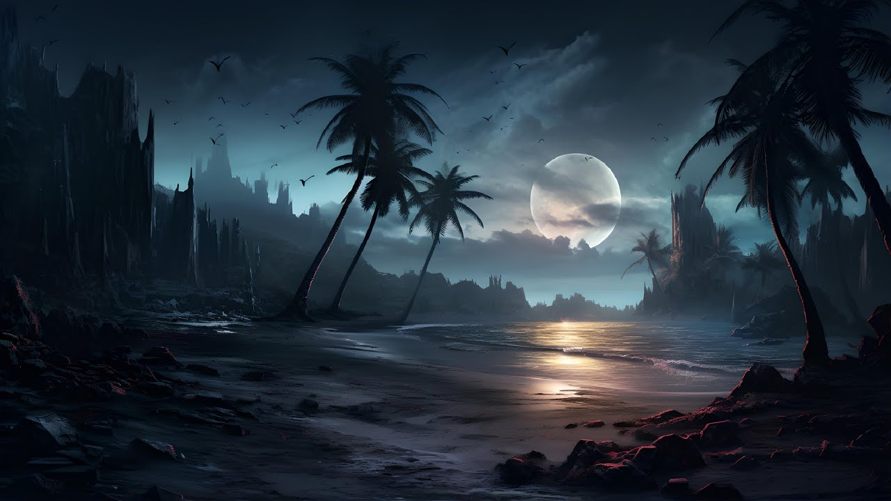 Spooky Summer Music – Mystery Beach | Dark, Tropical