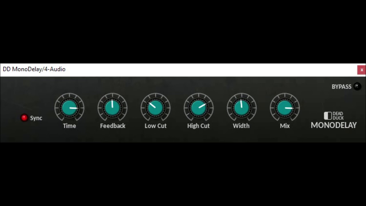 DD  Mono Delay by Dead Duck Software  free 64 bit vst plugins