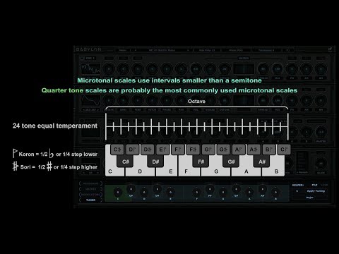 BABYLON Synthesizer - Tuner Section Explained | Microtonal Scales