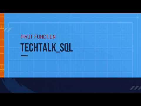 PIVOT Function Oracle