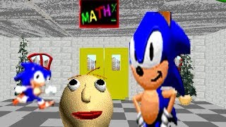 Sonic Baldis Basics In Education And Learning Sonic Mod
