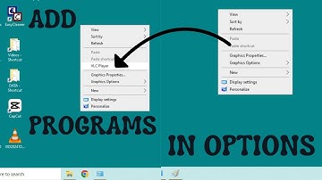 Add Any Application to Windows Desktop Right Click Menu | Add Programs to Desktop Right Click Menu
