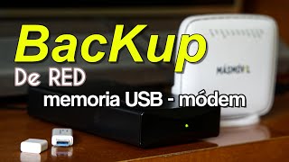 NAS Disco Duro en RED al USB del Router como Backup