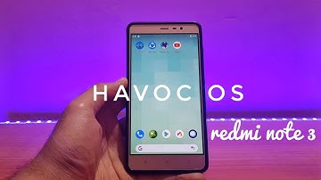 Havoc os unofficial pie for redmi note 3 pro..