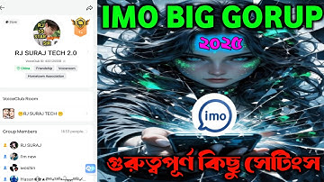 How to imo big group setting video | imo big group