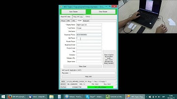 NFC card/tag writing and NFC tag emulation using uFR Nano NFC Reader/Writer