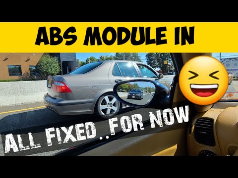 My Cheap Saab 9-5 Gets a New ABS Module + NEW Electrical Issues Fixed