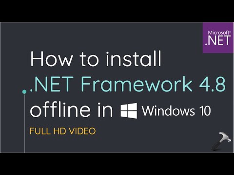 ติดตั้ง net framework  Update New  How to install .NET Framework 4.8 offline in Windows 10