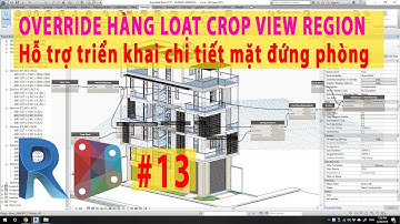 DYNAMO REVIT 13 Override hàng loạt Lineweights của Crop View Region