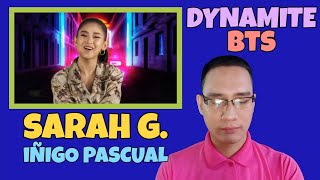 DYNAMITE (BTS) | Sarah Geronimo | Inigo Pascual | Sarah G | EVENTS HOST REACTION VIDEO