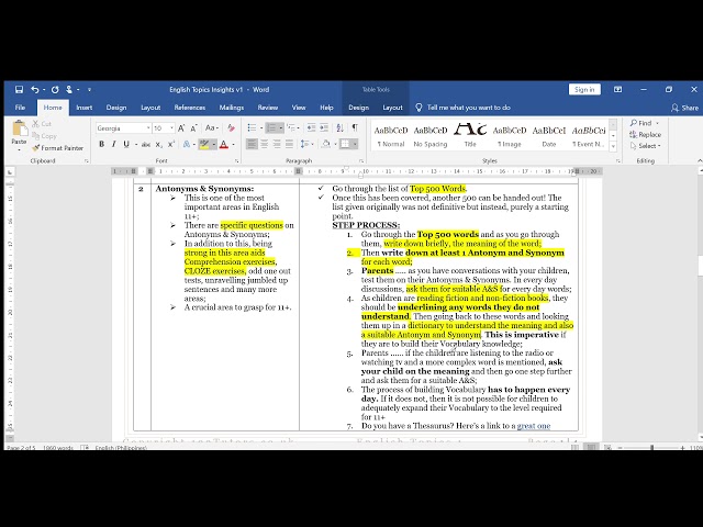 English Topics Insights v1   Antonyms & Synonyms