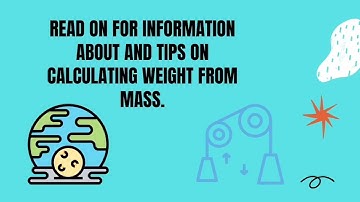 How to Calculate Weight from Mass @incrivelPhysics
