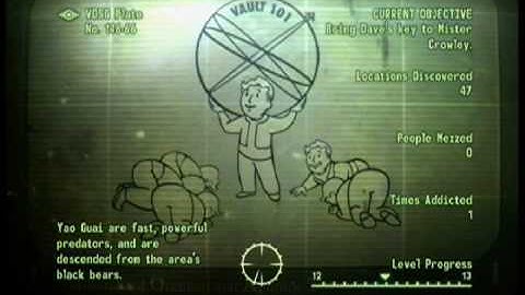 Fallout 3 glitch - Flying Robot