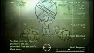 Fallout 3 glitch - Flying Robot