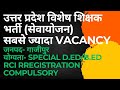 उत्तर प्रदेश में सर्वाधिक VACANCY गाजीपुर zone से IDD /HI /VI सभी की पोर्टल पर आ गई हैं!!