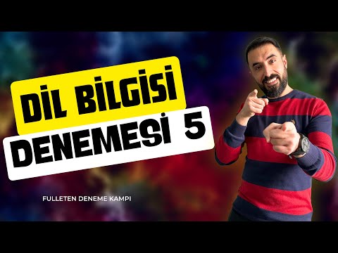 DİL BİLGİSİ DENEME SORU ÇÖZÜMÜ KAMPI 5.GÜN / Soru Çözümleri ile Full Tekrar TYT - KPSS