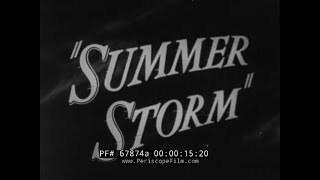 1939 WESTINGHOUSE ELECTRIC  ' SUMMER STORM '  ELECTRICAL GRID & POWER DISTRIBUTION FILM  67874a