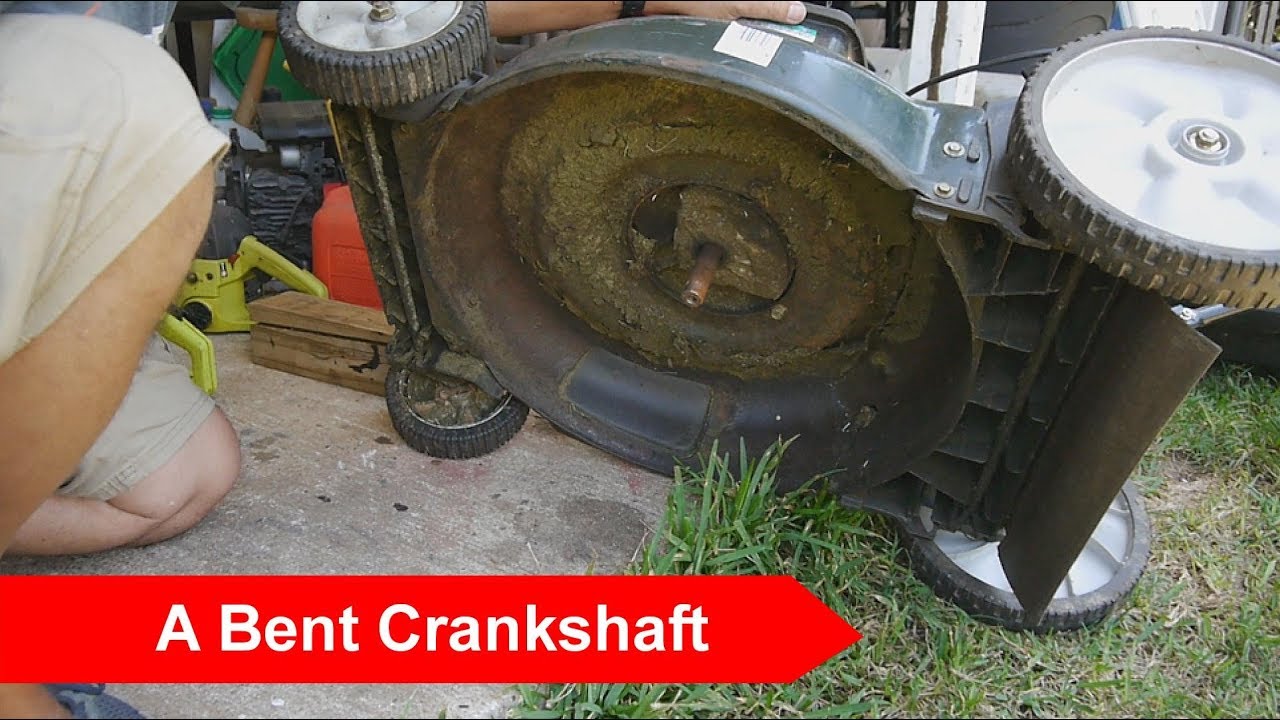 A Bent Lawn Mower Crankshaft and Leaking Carburetor. Is it worth fixing