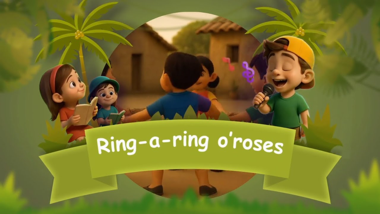 Ringa Ringa Roses 🌹 | Classic Nursery Rhyme for Kids | Dance & Sing ...