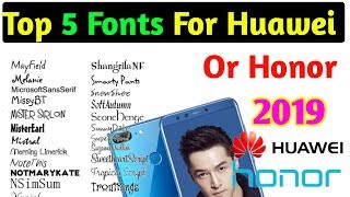 Top 5 Fonts Style  For Huawei/Honor Hindi | Best 5 Fonts For Honor |By-Rv screenshot 1
