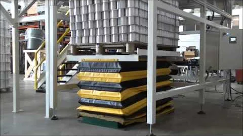 AIS Container Handling / Custom Engineered Semi Automatic Depalletizer