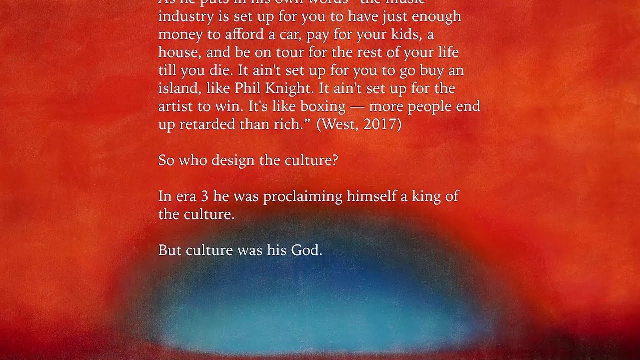 thesis statement on kanye west