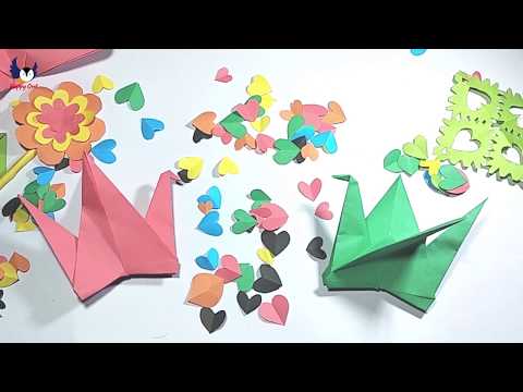 Видео: Easy Paper Bird | Color Paper Crafting | How To | Toy for Kids | Happy Owl