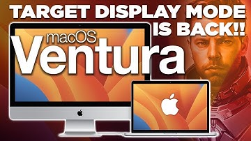 Mac OS Ventura TARGET DISPLAY MODE IS BACK!! Using an old iMac as a monitor OCLP