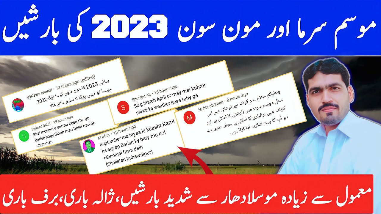 Next Rain Spell | Monsoon 2023 😀 | Winter 2023 😀 | Weather Forecast ...