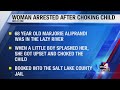 Woman arrested for choking, scratching child at Draper water park