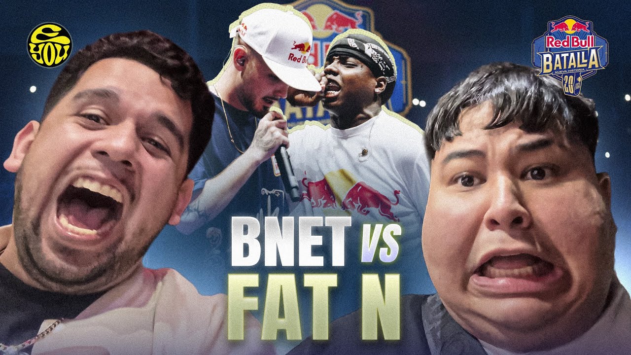 FAT N se VENGA por VALLES T y se IMPONE A BNET! - Reacción a BNET vs FAT N - Red Bull 20 años
