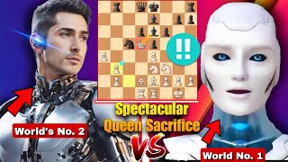 Stockfish 16.1 Spectacularly Sacrificed His Queen Against The World's No. 2 AI | Chess Strategy | AI