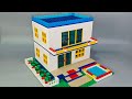 How To Build a LEGO Modern Luxurious House 🏡 MOC | Building Blocks Instructions | Diy#lego #legomoc