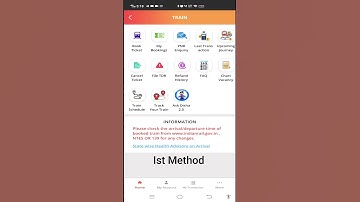 How to check status of reserved railway ticket on IRCTC app