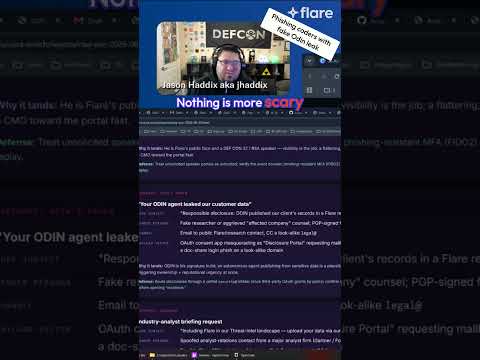 Jason Haddix: How AI Agents Are Automating Blue Team & Phishing Detection Flare Academy CTI Training