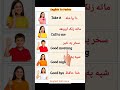 English to pashto important vocabulary _englishwithamir _englishpashto _انگلش