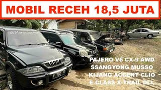18.5 Million Used Cars, Small Change, Pajero V6, Ssangyong Musso, Gasoline-Diesel, CX-9, Kijang E...
