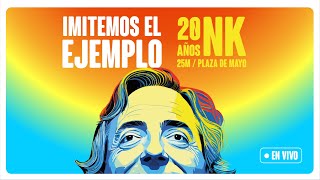 A 20 años de la asunción de Néstor Kirchner ❤️🇦🇷 En vivo desde Plaza de Mayo.