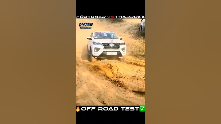 Toyota Fortuner vs Mahindra Thar Roxx OFF ROAD TEST 🔥✅