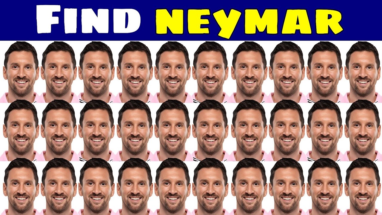 👀 Can You Find Neymar Jr ? Guess The Player Quiz ? Football Quiz 2025 ...