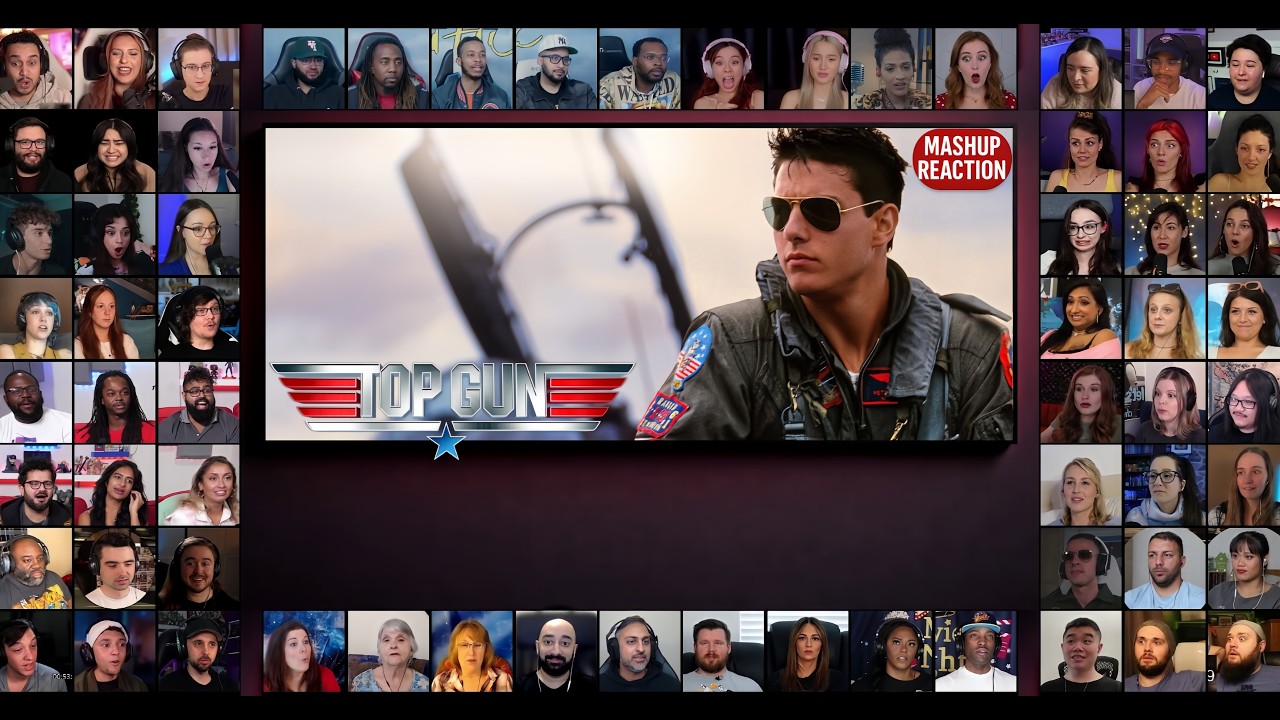 TOP GUN (1986) MOVIE REACTION MASHUP | CINEMASHX