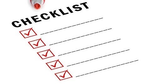 Checklist Feature