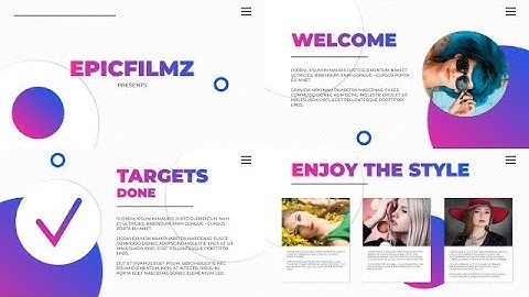 Corporate Gradient Slideshow After Effects Templates