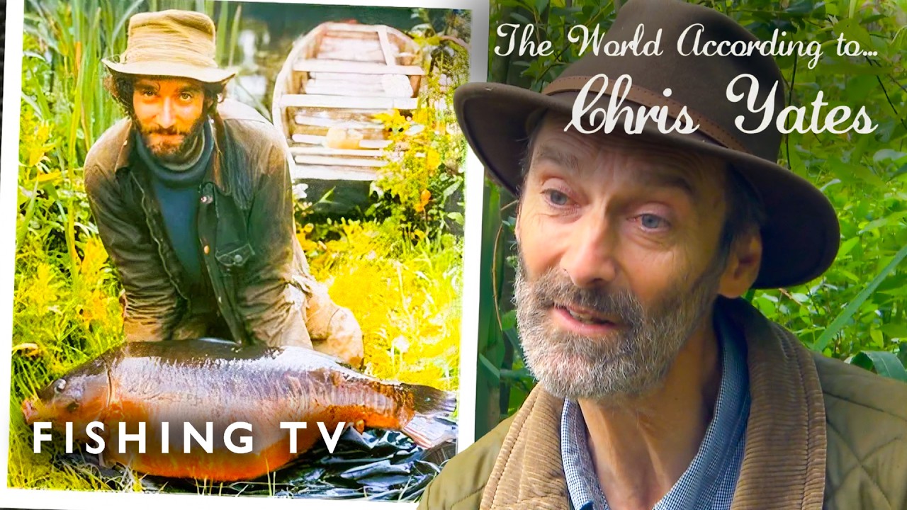 Chris Yates dans The World According to Chris Yates, Love And Monsters, vidéo consacrée à l’histoire de la pêche de la carpe et à Redmire Pool.