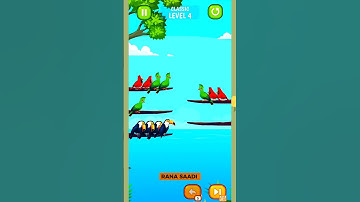 Bird Sort - Color Puzzle | Part #4 #shortsfeed #viralvideo #shorts #trending