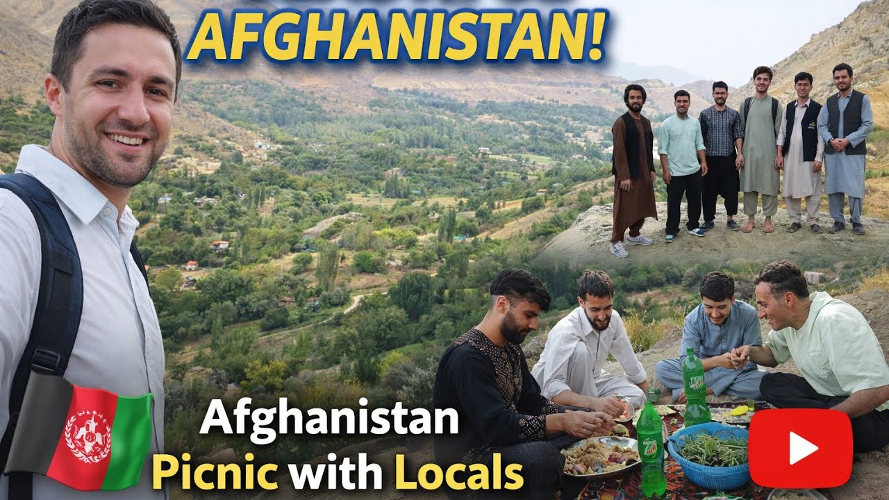Мы пели, мы ходили в походы, мы ели! 🏔️ Незабываемый пикник в Афганистане 🇦🇫