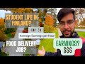 Student Life and FOOD DELIVERY Job in FINLAND!? | EARNINGS REVEALED | VLOG